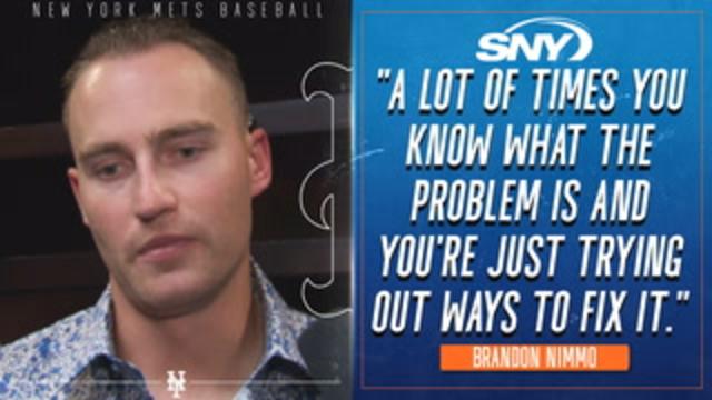 Brandon Nimmo on the Mets offensive struggles, Francisco Alvarez