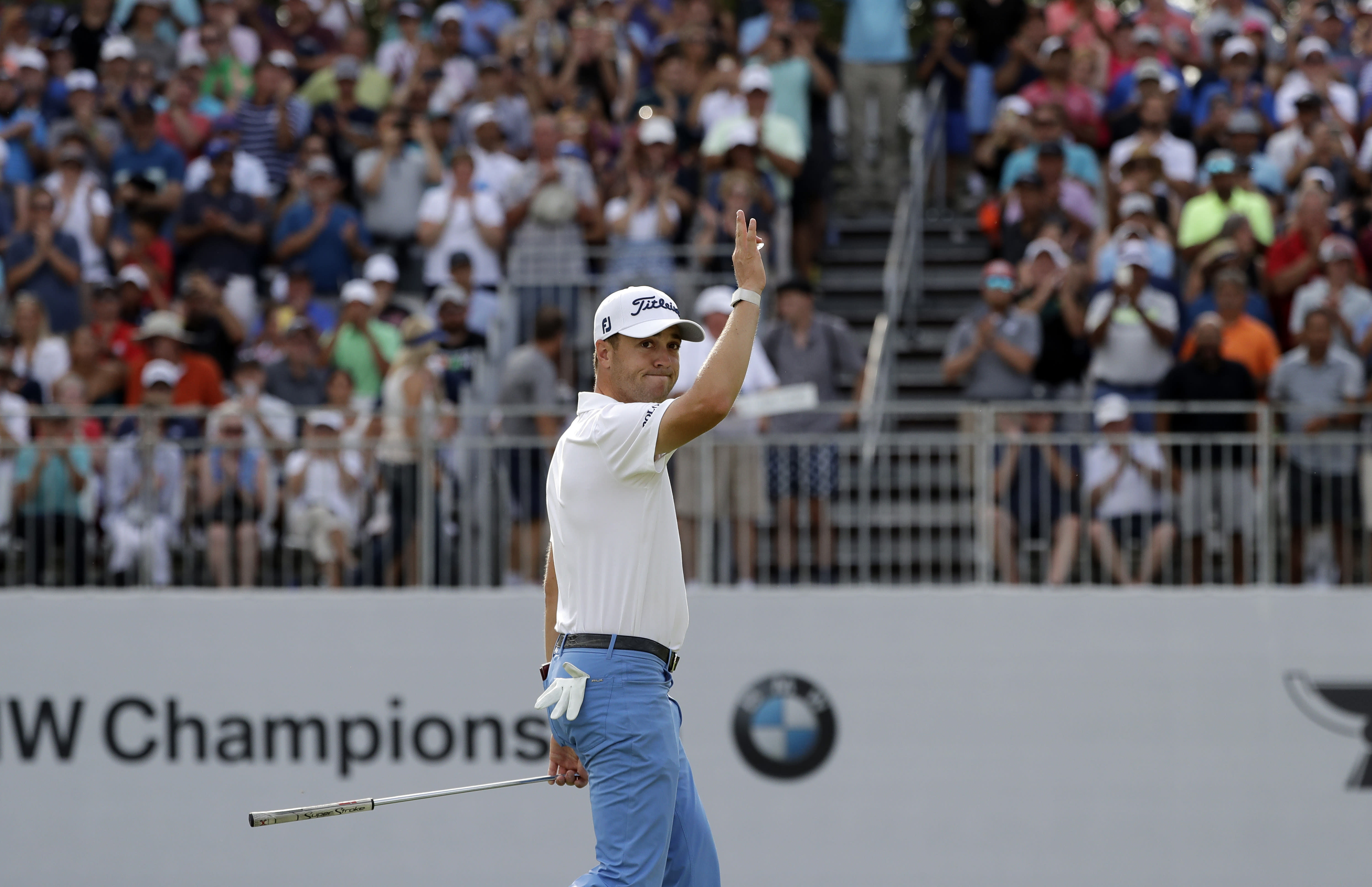 Thomas Holds On To Win Bmw Championship