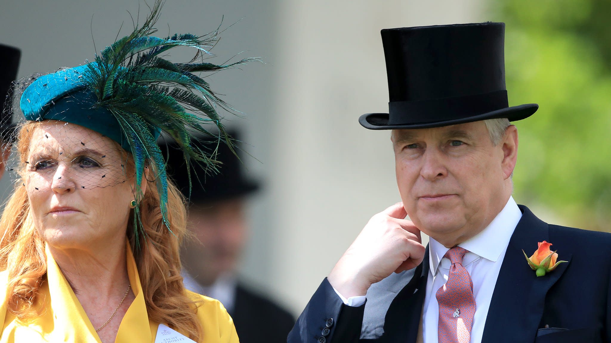 Duke of York pictured with ex-wife packing donations for hospice