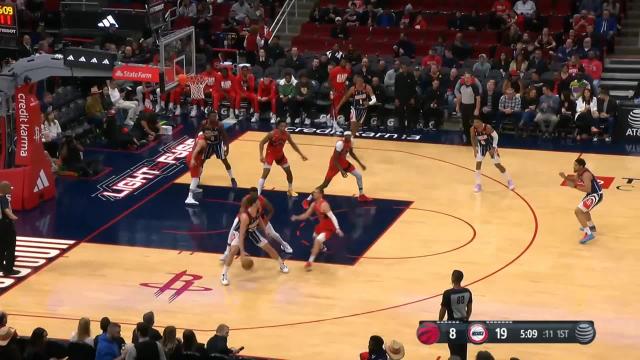 Chris Boucher with a dunk vs the Houston Rockets