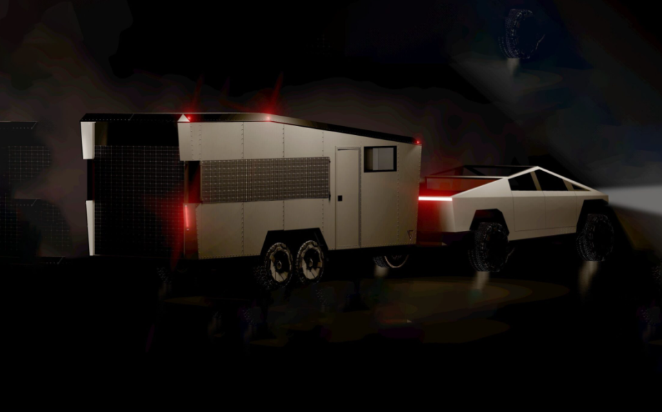最適合特斯拉皮卡的露營拖車 Cyber​​Trailer要價超過560萬