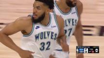 Karl-Anthony Towns hammers it home