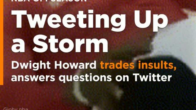 Dwight Howard spent some of his Sunday trading insults with teens on Twitter