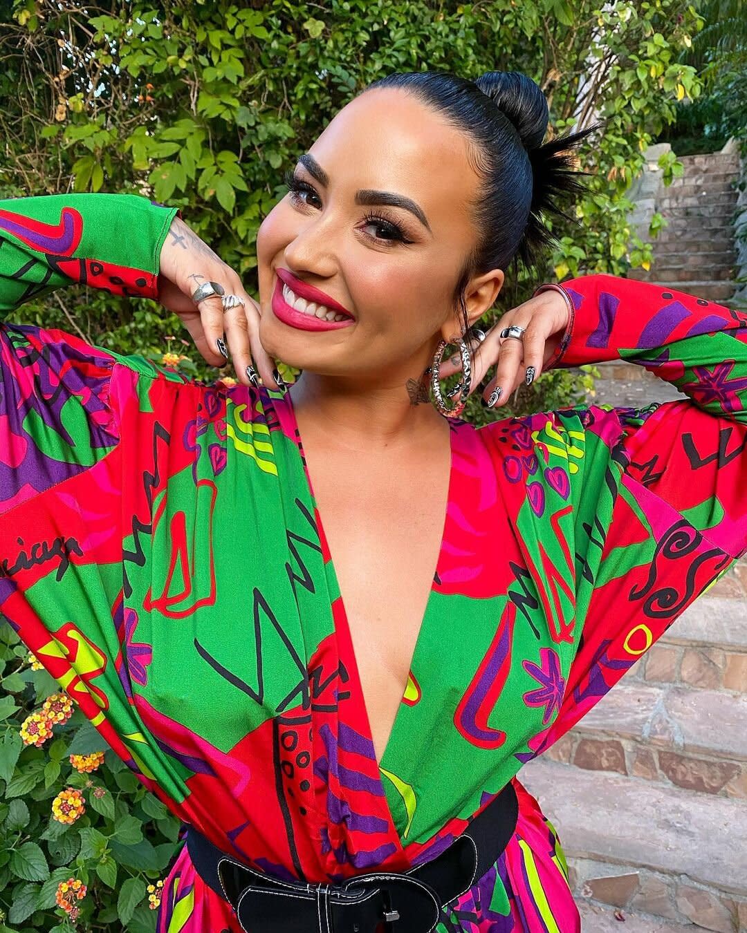 Demi Lovato Is Starting 2021 Off With A Pastel Pink Pixie Cut