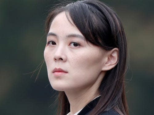 North Korean leader Kim Jong Un's sister said South Korea may face a 'serious th..