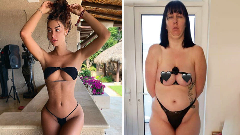 Mum blogger Laura's hilarious underboob bikini fail