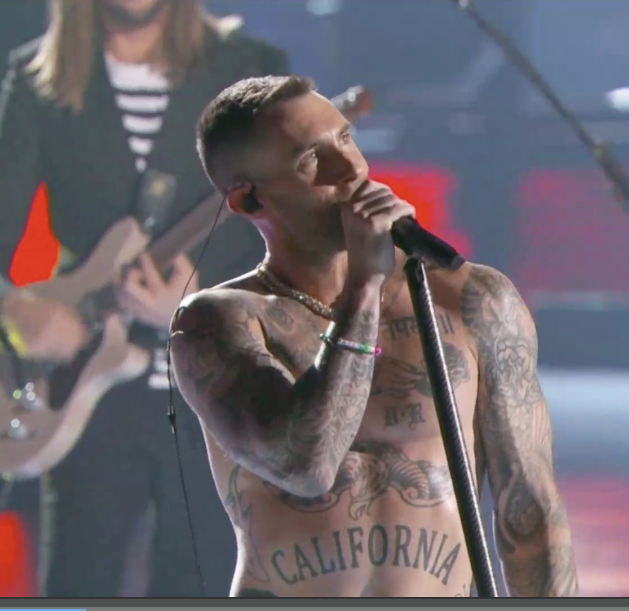 Maroon 5's Super Bowl Halftime Features Shirtless Adam Levine