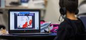 The share of school districts continuing to offer virtual-only instruction to students fell below 10 percent. (Reuters)