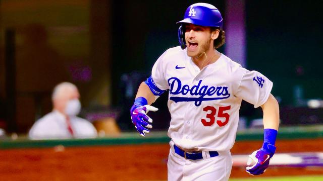 CLEARANCE Kiké Hernández and Cody Bellinger Celebration 