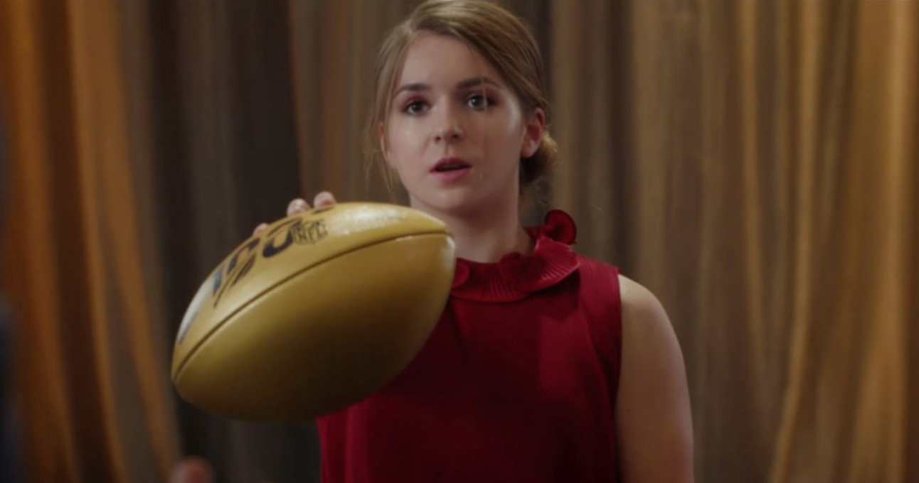 Super Bowl Liii Who Was The Girl In The Nfl 100 Ad