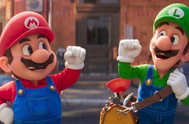 Mario Mario and Luigi Mario in the The Super Mario Bros. Movie,