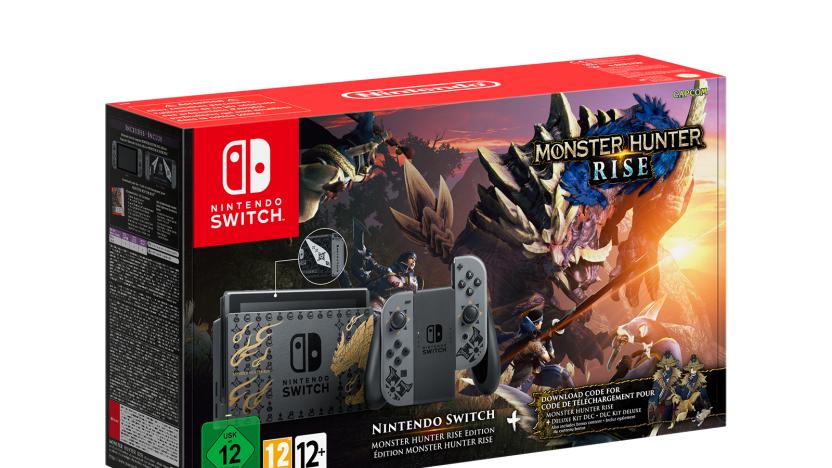 Limited edition 'Monster Hunter Rise' Nintendo Switch