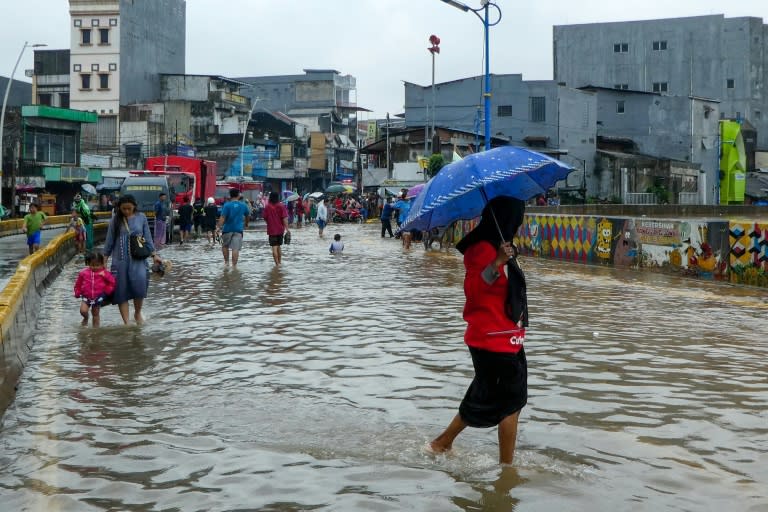 Torrential Rains Flood Indonesia Capital