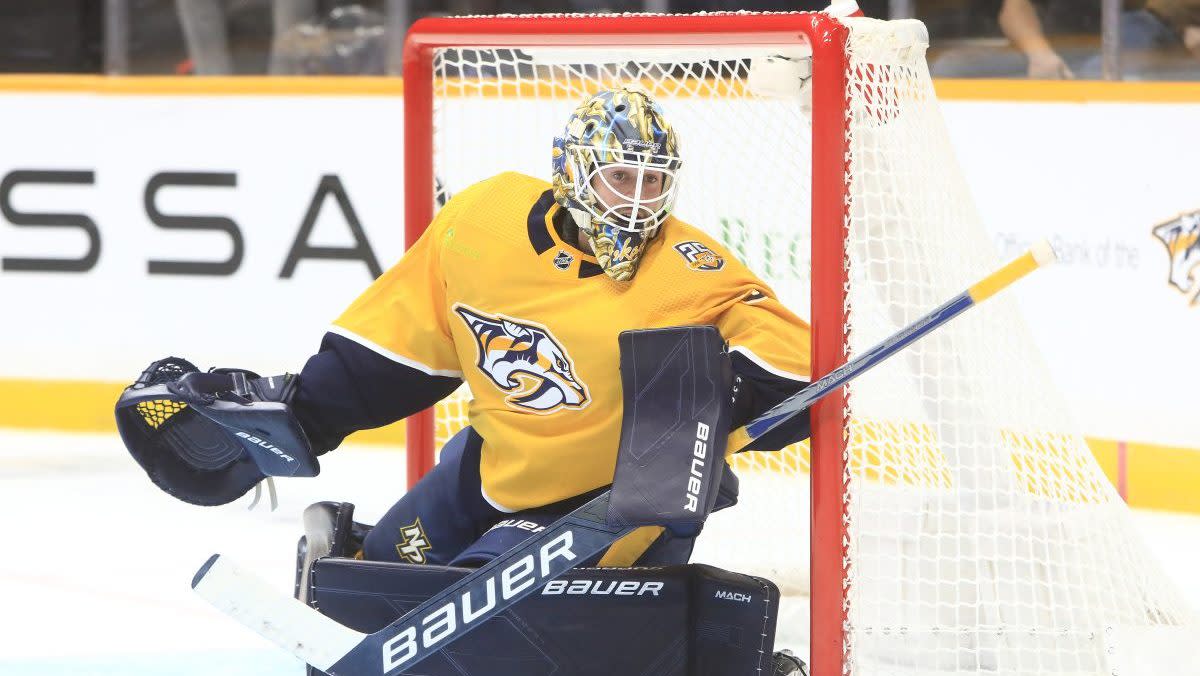 Sharks goalie Askarov details hilarious bench-press celly origin