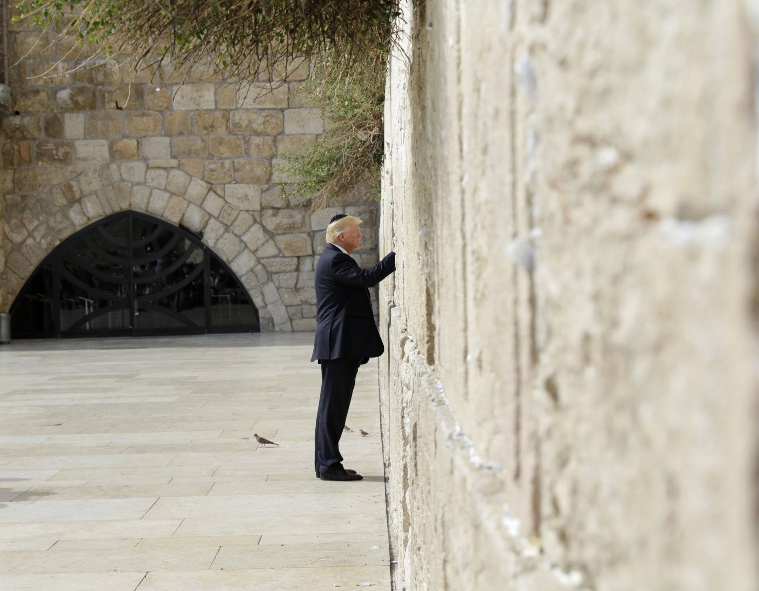 Donald Trump becomes first sitting US president to visit Western Wall