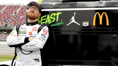 Getty Images - TALLADEGA, AL - APRIL 20: Tyler Reddick (#45 23XI Racing Jordan Brand Toyota) watches the action on pit road during qualifying for the NASCAR Cup Series GEICO 500 on April 20, 2024 at Talladega SuperSpeedway in Talladega, AL. (Photo by Jeff Robinson/Icon Sportswire via Getty Images)