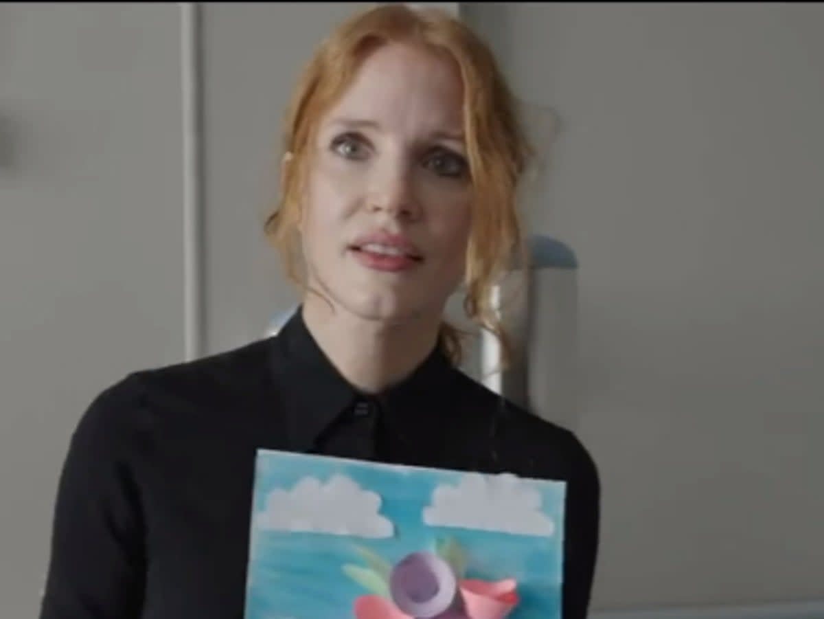 Jessica Chastain shares footage from 'life-changing' Ukraine trip...