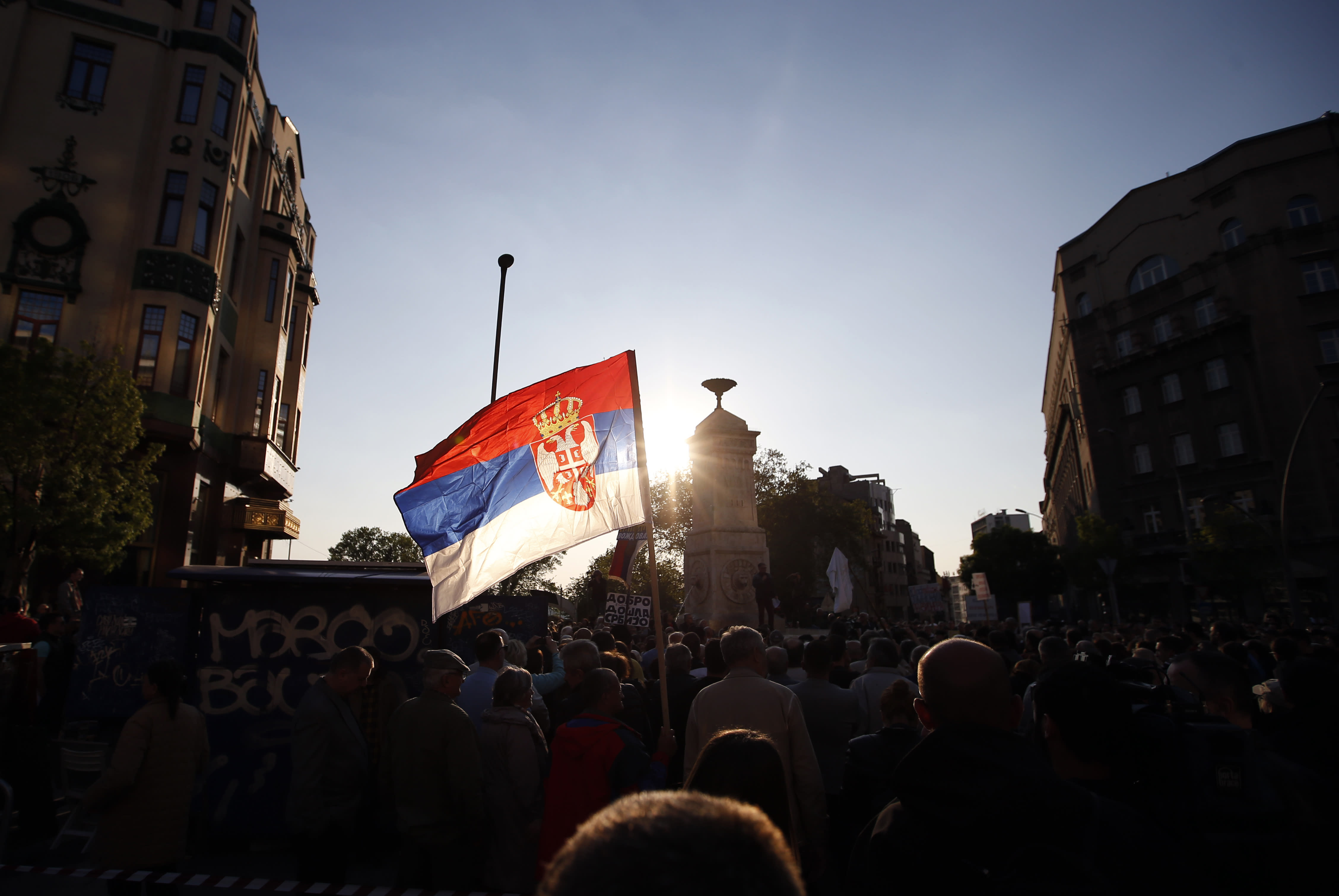 Antigovt protests resume against Serbia's populist leader