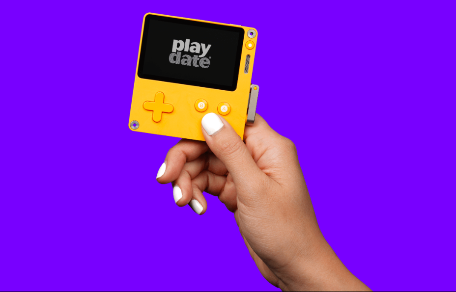 New Handheld Console Playdate Has a Crank and 12 Games