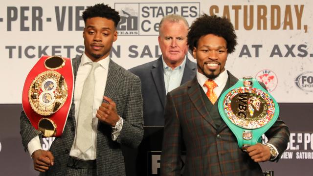 Errol Spence Jr. and Shawn Porter trade verbal jabs ahead of title unification bout