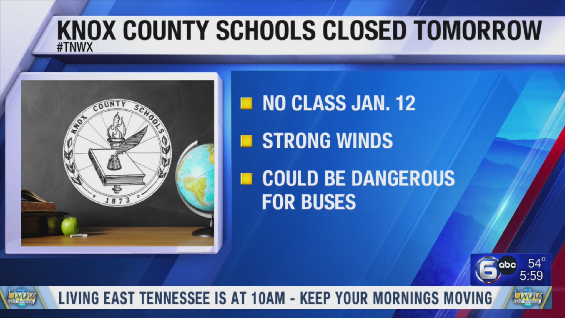 Some East TN Schools Closed on Friday