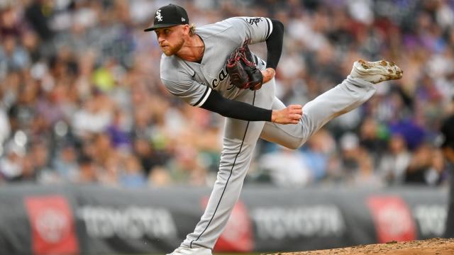 Michael Kopech of the Chicago White Sox pitches against the