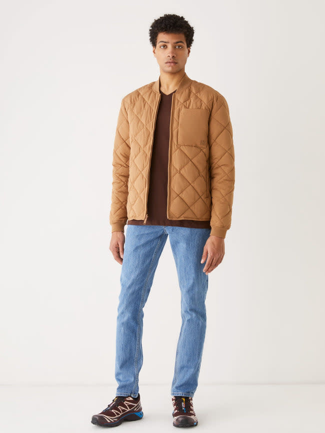 Brown Bomber Jacket Mens – Canada Summer Jackets Launch By Frank And Oak