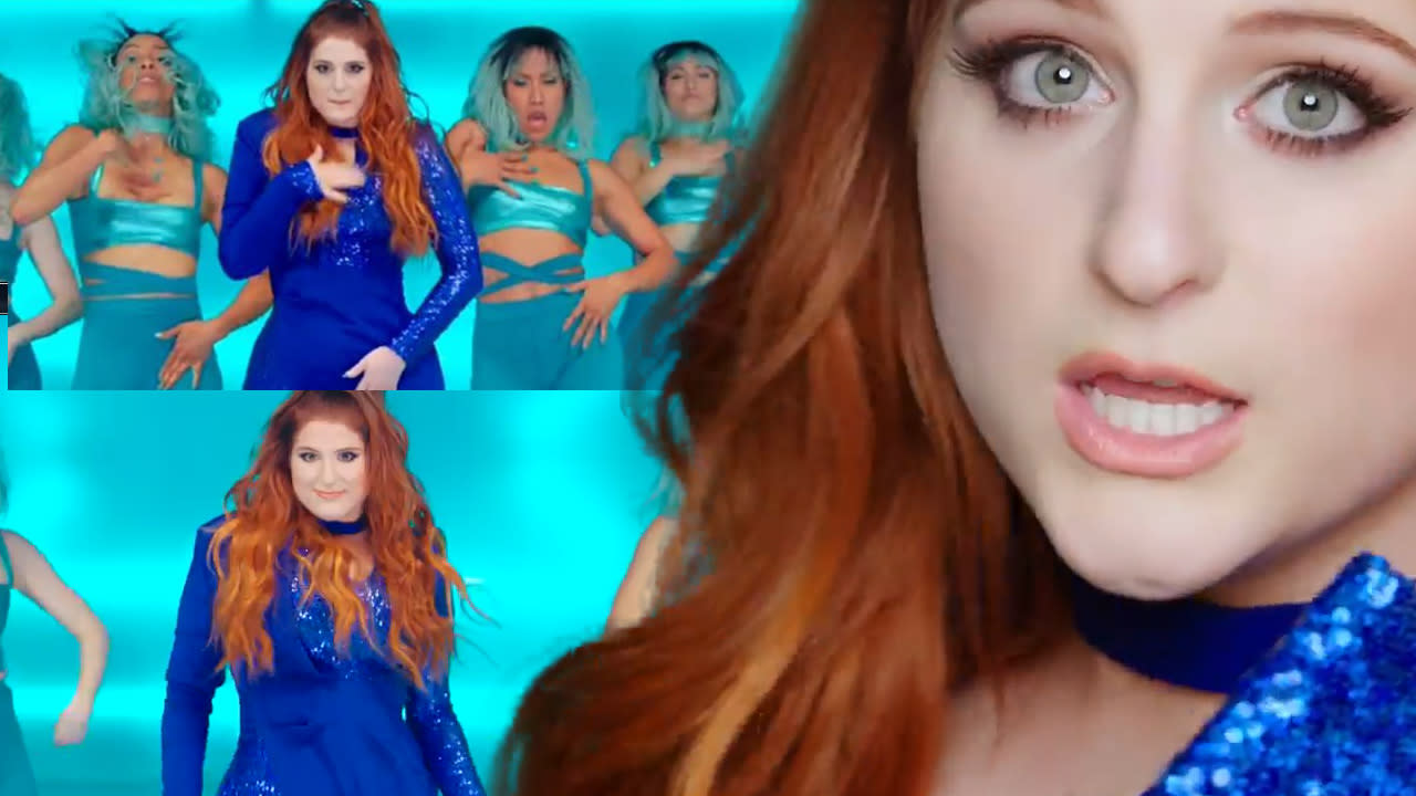 Meghan Trainor 'Me Too' Video, Non-Photoshopped Version: Watch – The  Hollywood Reporter