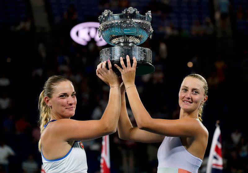 Babos and Mladenovic win Australian Open women's doubles
