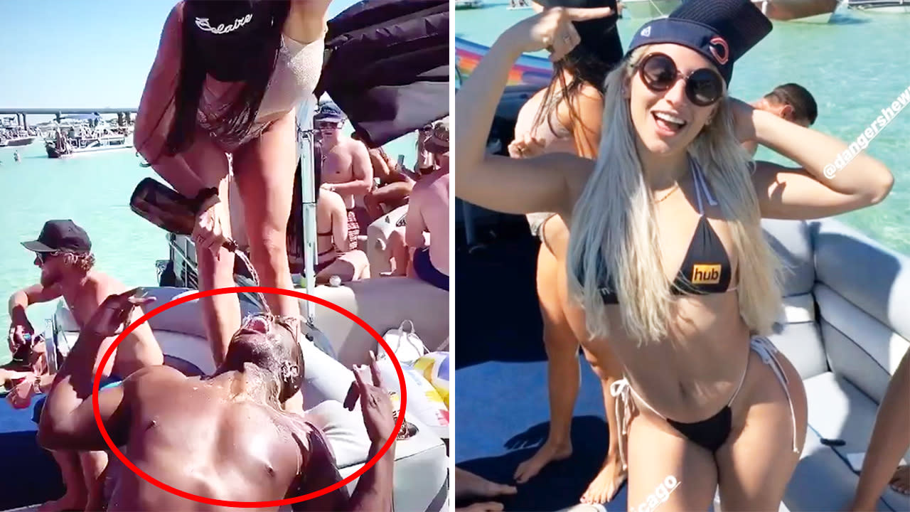 NFL 2020: Raquon Smith caught partying on boat with porn stars