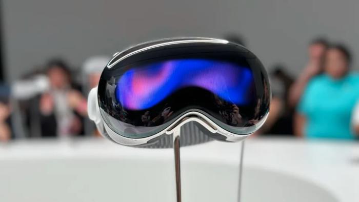 An image of the Apple Vision Pro headset.