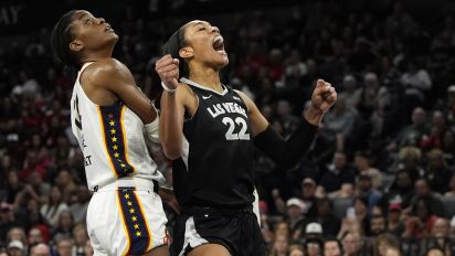 Associated Press - Caitlin Clark might be the WNBA's future, but A'ja Wilson showed Saturday night why she is arguably the league's best current player with 29 points and 15 rebounds to lead the Las