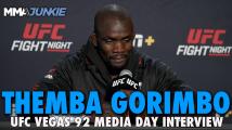 UFC Fight Night 241’s Themba Gorimbo breaks down in tears after coach’s mother dies: ‘I’m going to win for him’