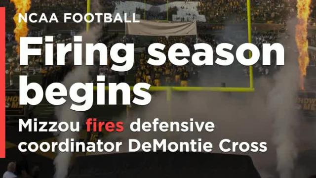 Mizzou fires defensive coordinator DeMontie Cross