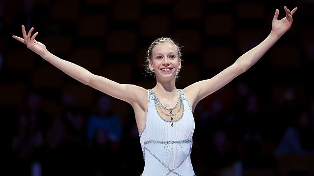 Polina Edmunds gets unique Olympic sendoff, special advice