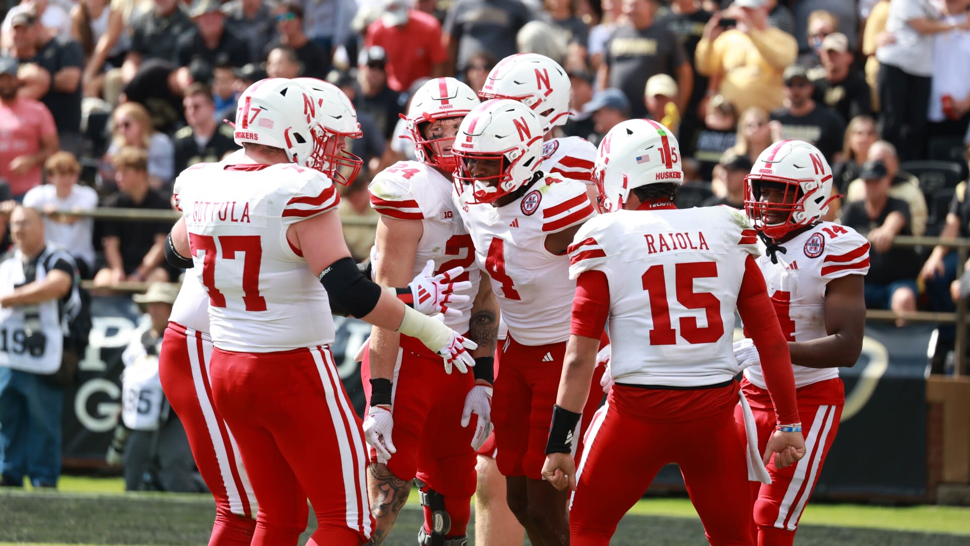 Raiola helps Nebraska pull away from Purdue in the 2nd half, 28-10