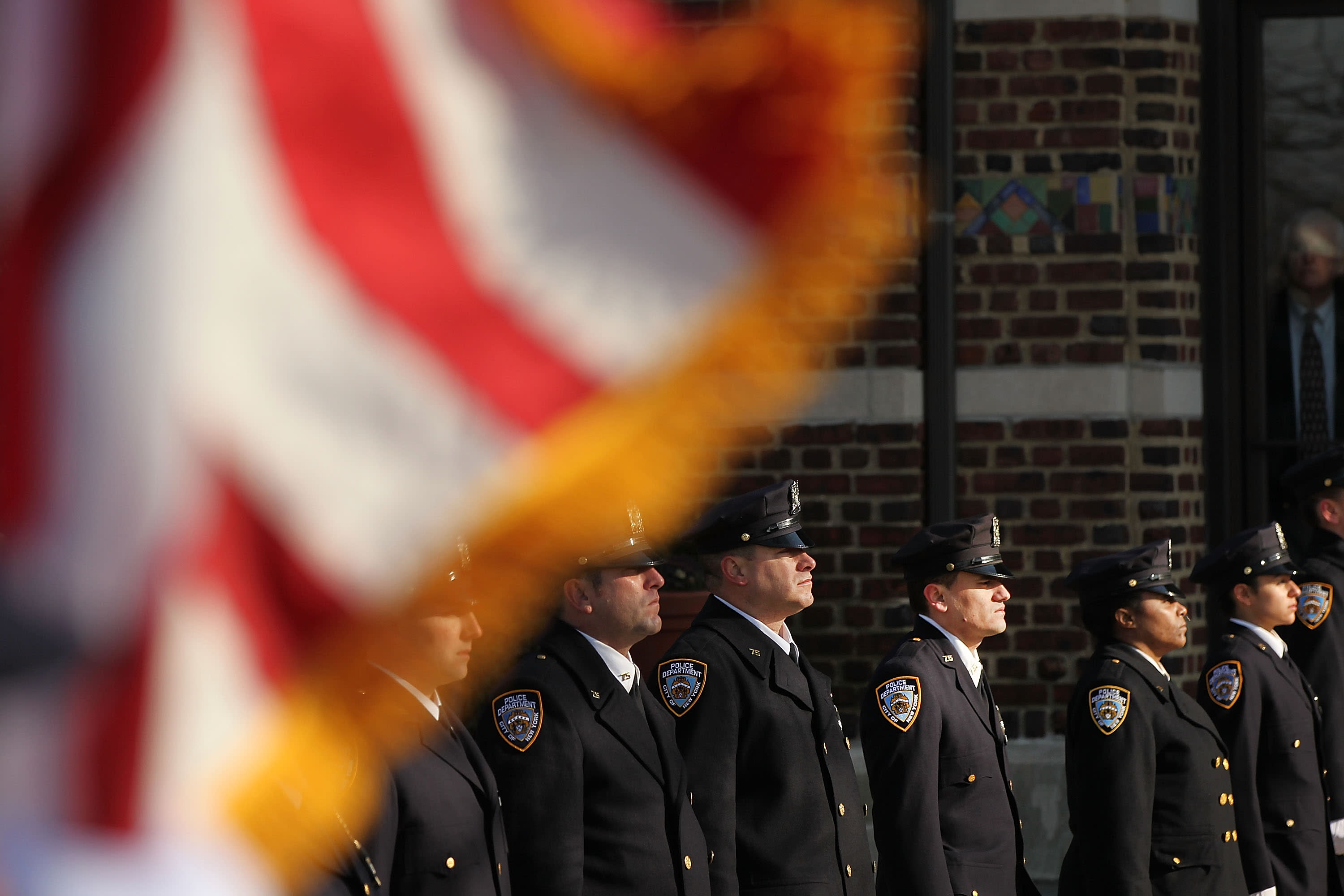 Funeral For Nypd Officer Shot In Robbery