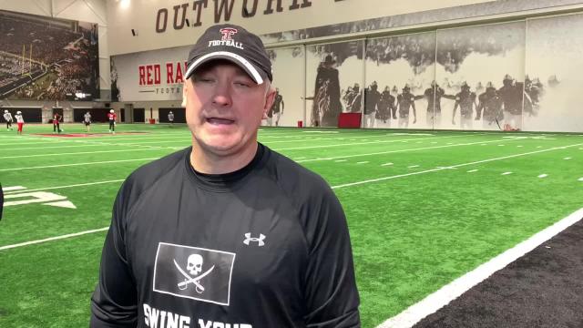 Texas Tech coach Joey McGuire provides updates on RB SaRodorick Thompson and QB Behren Morton