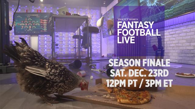 Don't miss the "Fantasy Football Live" season finale at a special time!
