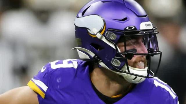 Vikings WR Adam Thielen gets stitches on ankle after mishap in practice