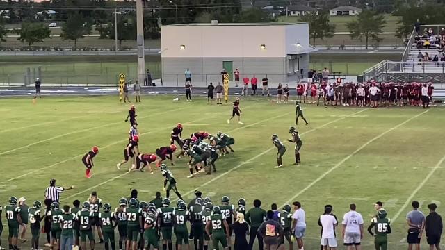 Highlights of Island Coast's spring football jamboree vs. Cardinal Mooney and DeSoto County