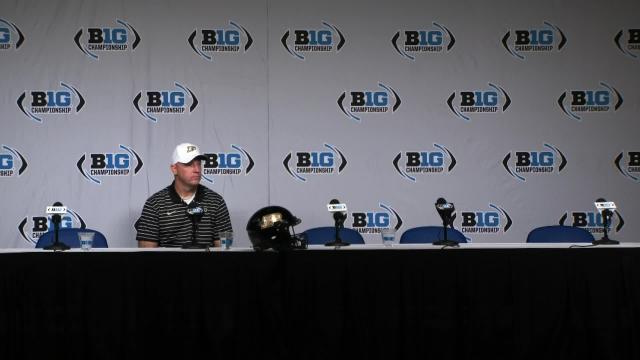 VIDEO: Purdue's Big Ten Championship game press conference