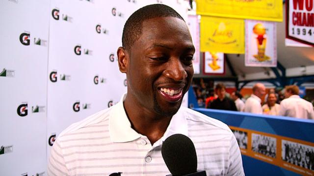 Wade on watching his Olympic teammates from the sidelines