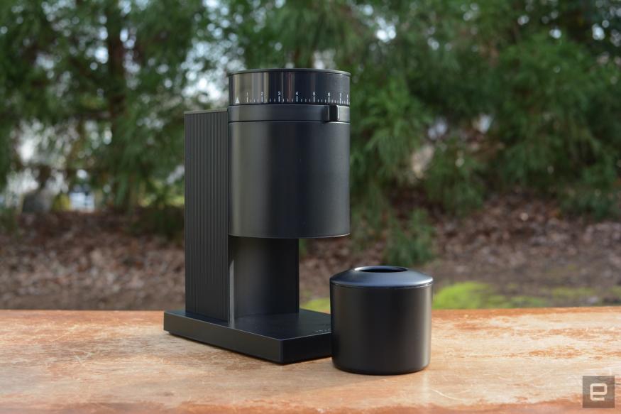 Fellow Opus Conical Burr Coffee Grinder, Black on Food52