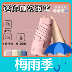 迷你口袋雨傘