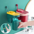 巧妙設計，一杯變兩杯
雙用：家用牙刷架+洗漱旅行組
雙杯設計，輕鬆拆卸