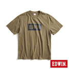 EDWIN 經典圓領設計，柔軟親膚100%棉，男女適用剪裁。
