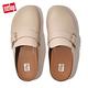 【FitFlop】SHUV BUCKLE-STRAP LEATHER CLOGS金屬扣環裝飾木屐鞋-女(白石色) product thumbnail 4