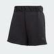 Adidas W Z.N.E. Short [IN5146] 女 短褲 亞洲版 運動 休閒 高腰 拉鍊口袋 彈性 黑 product thumbnail 4
