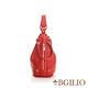 義大利BGilio-義大利水染牛皮個性肩背包(小)-紅色 2254.001-01 product thumbnail 3